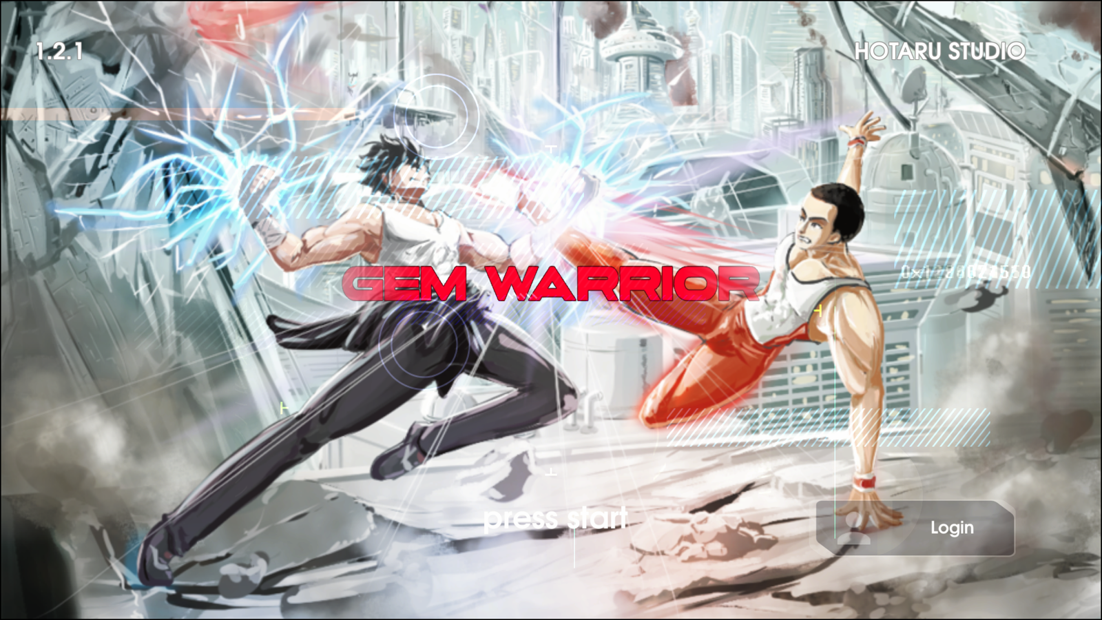 Gem Warrior 游戏标题画面